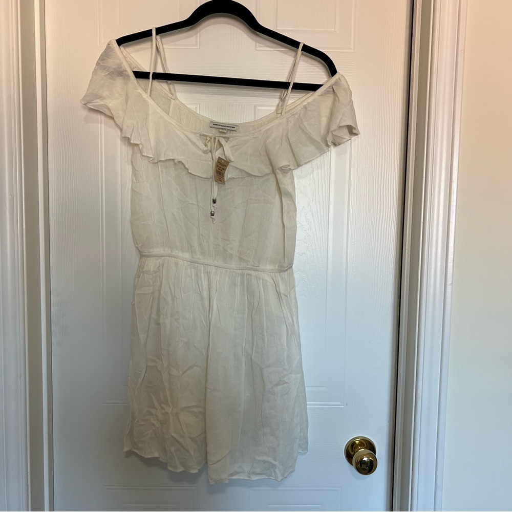 BNWT American Eagle Outfitters Cream Off-Shoulder Dress